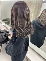 キング 梅田(K!ng) 【梅田】ホワイトハイライトハイライトカラー髪質改善カラー