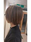 酸性ストレート×ショートボブ