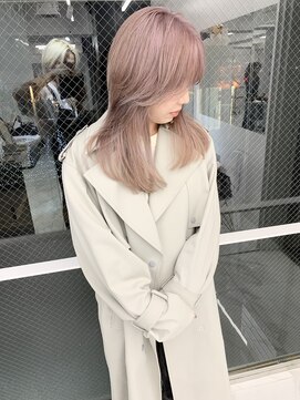 ランテルディ 渋谷(LANTERDIT) 【LANTERDIT】ラベンダーグレージュ/ミディアムレイヤー/韓国