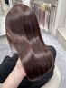 【美髪】髪質改善縮毛矯正+カット+ツヤ髪導入剤 ¥20,900→¥17,000