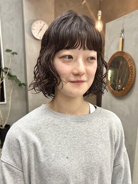 テトヘアー(teto hair) ボブパーマ　ウェーブ　くるくる