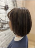 白髪ぼかしハイライト