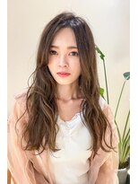 ヘアーズ ベリー 北巽店(hairs BERRY) ★BERRYエアリーロング美髪ピンクブラウンフェイスレイヤー艶髪