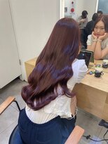 ジーナ 北千住ミルディス通り(Zina)&nbsp;レッドブラウン＊美髪ロング＊韓国【Zina北千住ミルディス】