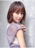 20代・30代_ナチュラルブラウンボブ