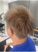 ダブルカラー×ゴールドベージュ
