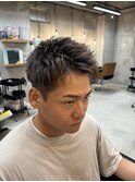 アップバングショート