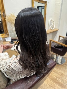 ゴーシェン 津田沼本店(Goshen) グラデーションカラー×波巻きロング