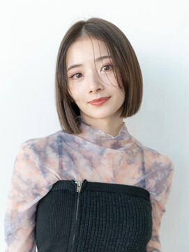 ハバナ 立川(HAVANA) 韓国風レイヤーカット髪質改善ダブルカラーミルクティーベージュ