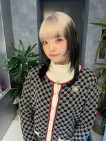 ニューワン バイ ネイバー 立川(Newone by neighbor)&nbsp;レイヤーカットナチュラルハイトーンデザインカラー[立川駅]