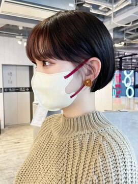 シオン(shion) ショートボブくびれヘア顔周りレイヤー_ba440171