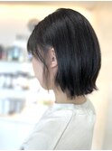 ベース暗め　インナーカラー明るめミルクティーベージュ