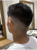 大船駅ビジネスショートスパイキーショートスキンフェードカット