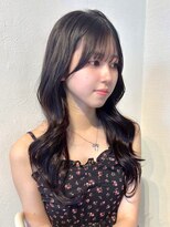 アンニュ(annuy)&nbsp;アッシュブラウン 顔周りレイヤー 前髪カット 韓国風巻き 20代