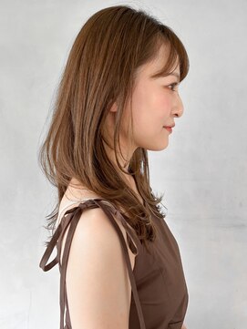 アグノス 青山(Agnos) 美髪サイドバングフェイスフレーミング暗めカラー#346f0925