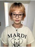 【表参道sheta中澤】ココアベージュ小顔黒髪クラゲヘアー