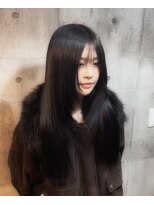 ニア 浅草(Nia)&nbsp;レイヤーカット／ダークラベンダーカラー