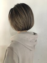 ライズ ネックス ザ サロン 渋谷(LIZE nex the salon)&nbsp;白髪ぼかしハイライトボブ  30代40代50代【渋谷/青山】担当 濱口