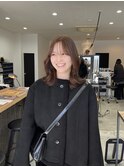 ふわっと明るめブラウンベージュ