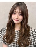ミディアムレイヤーカット/髪質改善/韓国/前髪/新宿/ブリーチ