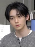 毛流れセンターパートニュアンスパーマ韓国マッシュダウンパーマ