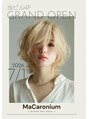 完全個室ヘアサロン　MaCaronium by across　関内【7/1 NEW OPEN（予定）】/保科謙介