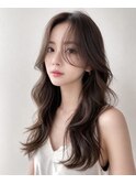 顔周りが可愛い○ハッシュカット/ワンホンレイヤー/韓国風/前髪