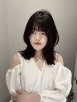 ルトワフクロマチ(Lutowa Fukuromachi) ダークパープル/ナチュラルショート/ミルクブラウン/夏/袋町
