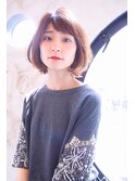 大人かわいい・大人ボブ・ナチュラルボブ・前下がり・小顔・ボブ