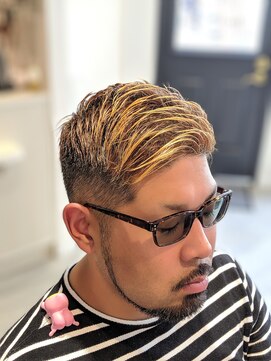 リルシープ(Lilsheep) #ブリーチ #フェード #ツーブロック #メンズカット