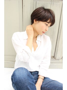 グロスシーループユナイテッド(GROSS C-LOOP UNITED) ショートマッシュ×ナチュラルライトブラウン