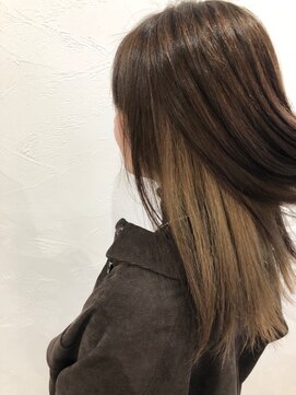 スペアタイム 人気のインナーカラーベージュ♪