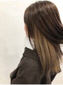 人気のインナーカラーベージュ♪