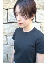 ヌード(NUDE)&nbsp;「NUDE」#暖色系カラー 濡れ髪 アンニュイ クールショート