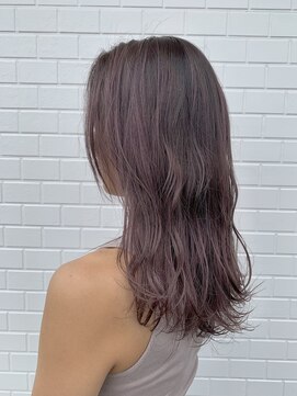 ポンテ 那珂川店(ponte) 『バレイヤージュ×ピンクラベンダー』