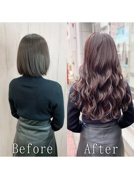 エクステ専門店あるじゃんすー 小倉店 スモーキーブラウン#シールエクステ#ヨシンモリ#卵型#小倉