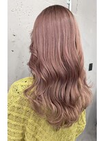ウェイビー 桜木町店(WAVY)&nbsp;【ブリーチあり】韓国風ペールピンクカラー
