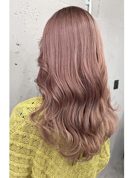 ウェイビー 桜木町店(WAVY) 【ブリーチあり】韓国風ペールピンクカラー