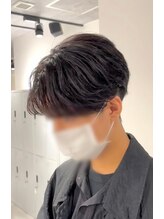 ＜緩め＞[名古屋/メンズ/メンズパーマ/ツイストスパイラルパーマ/波巻きスパイラルパーマ/眉毛/フェード]