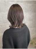外ハネグレージュ