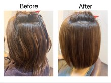 ★酸性ストレート★ダメージヘアで縮毛矯正を諦めていた方にオススメのストレートメニュー♪