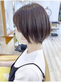 【morio成増/児玉】丸みショート　ダークブラウン