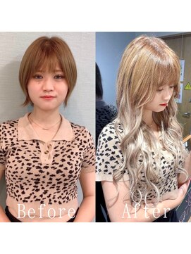 あるじゃんすー 梅田店 ホワイトミルクティー#シールエクステ#ペールベージュ#梅田