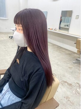 ニュート(Neut ) オン眉ストレート×レッドブラウン