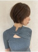 丸みのあるショートヘア／ショートボブ/ショートヘア20代30代