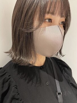 ラヴェストバイフレイスウェル(LOVEST by frace well) レイヤーボブ×透明感グレージュ