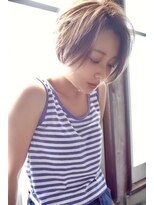 アール 北千住店(ar) 前下がり/刈り上げ女子/マッシュショート/北千住