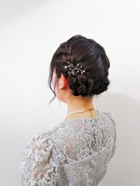 横濱ハイカラ美容院(haikara美容院)&nbsp;結婚式参列ヘアセット　ツインスタイル