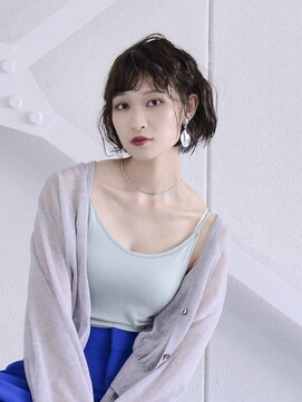 ロアー ヘアー ワメン(RAWR hair WaMen) 【RAWR】小顔_おくれ毛_ショートヘアアレンジ