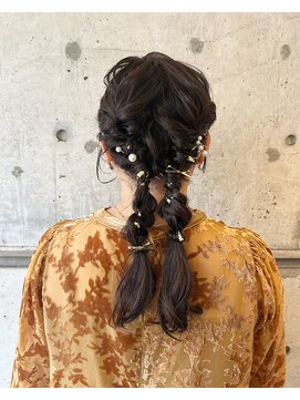 エミュ 天文館店(eMu) ゆるふわツインアレンジ